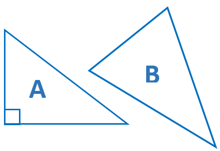 Two Triangles, A and B